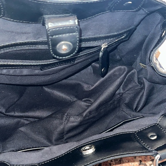 Calvin Klein canvas and leather satchel - Picture 7 of 8